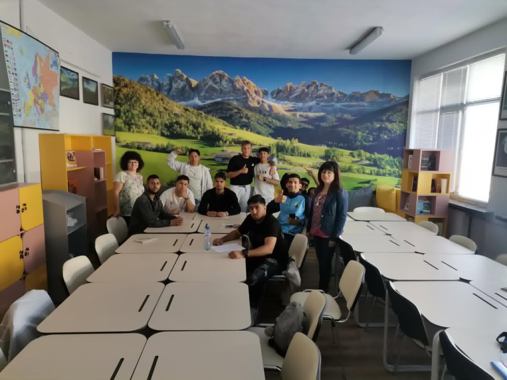 Participants attending a THRIVE employability workshop session in Bulgaria
